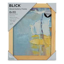 Blick Wood Gallery Frame - Natural, 8'' x 10'' (In packaging)