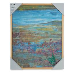 Blick Wood Gallery Frame - Natural, 24" x 30" in packaging