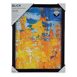 Blick Wood Gallery Frame - Black, 12" x 16" in packaging
