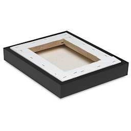 Blick Wood Gallery Frame, back,shown with 1 1/2" canvas.