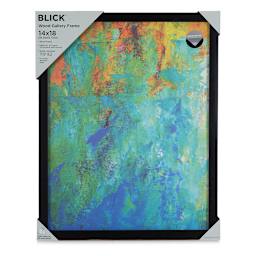 Blick Wood Gallery Frame - Black, 14" x 18" in packaging