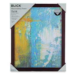 Blick Wood Gallery Frame - Walnut, 11" x 14" in packaging