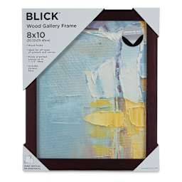 Blick Wood Gallery Frame - Walnut, 8" x 10" in packaging