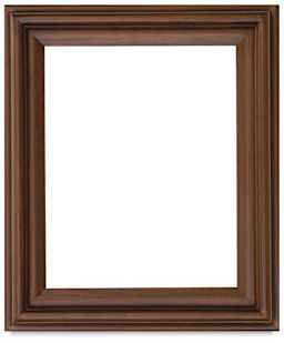 Blick Bella Wood Frames - Front view of Walnut Frame