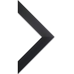 Blick Aliso Wood Frame - 11" x 14" x 1/4", Black