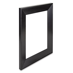 Blick Aliso Wood Frame - 12" x 16" x 1/4", Black side view