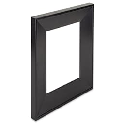 Blick Aliso Wood Frame - 8" x 10" x 1/4", Black side view