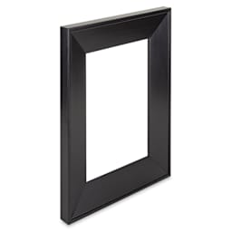 Blick Aliso Wood Frame - 9" x 12" x 1/4", Black side view