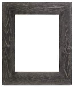 Gaviota Driftwood Frame - Front view of Charcoal frame