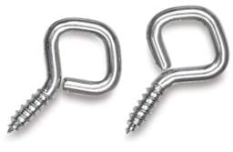 Screw Eyes, Pkg of 16