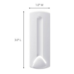 Command Wire Picture Hanging Hook with dimensions