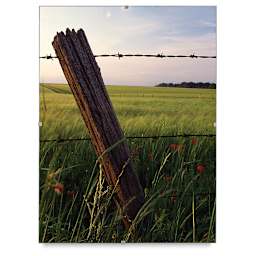 MCS Clip Frames - Picture of rural field in Clip frame showing tiny chrome clips