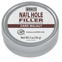 Amaco Nail Hole and Corner Filler - 2 oz, Dark Walnut