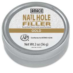 Amaco Nail Hole and Corner Filler - 2 oz, Gold