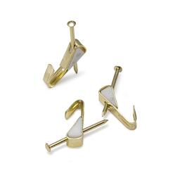 Ook ReadyNail Conventional Picture Hangers - 3 Loose Hanges shown with included nails