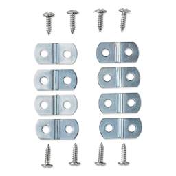 Ook Metal Offset Clips - 8 clips and screws in rows 