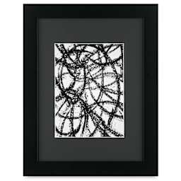 Blick Sheffield Frame - Black w/ Black Mat, 9" x 12"