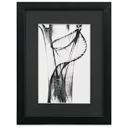 Blick Sheffield Frame-Black w/ Black Mat, 12” x 16”