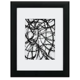 Blick Sheffield Frame-Black w/ White Mat, 9” x 12"
