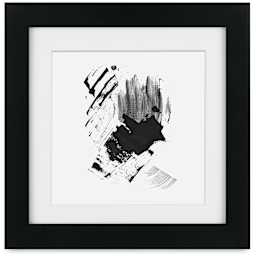 Blick Sheffield Frame-Black w/ White Mat, 10” x 10”