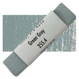Great American Handmade Pastel - Green Gray 4, 255.4 pastel and swatch