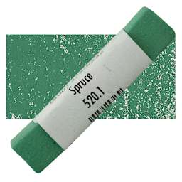 Great American Handmade Pastel - Spruce 1, 520.1 pastel and swatch