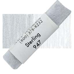 Great American Handmade Pastel - Sterling, 947 pastel and swatch