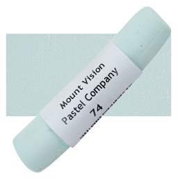 Mount Vision Handmade Pastel - Blue Green 74 pastel and swatch
