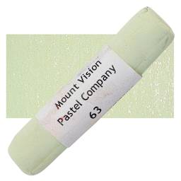 Mount Vision Handmade Pastel - Cool Grass Green 63 pastel and swatch
