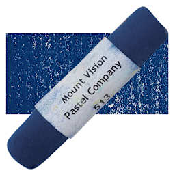 Mount Vision Handmade Pastel - Dark Blue (Purple) 513 pastel and swatch