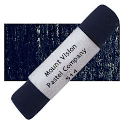 Mount Vision Handmade Pastel - Dark Blue (Purple) 514 pastel and swatch