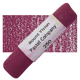 Mount Vision Handmade Pastel - Deep Red Purple 250 pastel and swatch