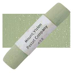 Mount Vision Handmade Pastel - Earth Gray (Green) 422 pastel and swatch
