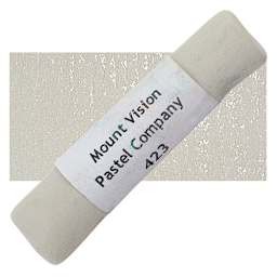 Mount Vision Handmade Pastel - Earth Gray (Green) 423 pastel and swatch