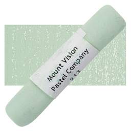 Mount Vision Handmade Pastel - Green Umber 213 pastel and swatch