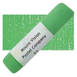 Mount Vision Handmade Pastel - Soft Chromium Oxide 51 pastel and swatch
