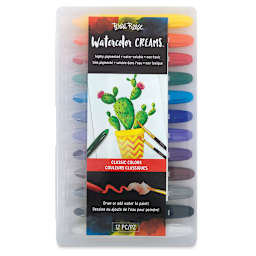 Brea Reese Watercolor Creams - Front of package of Classic Colors Set of 12