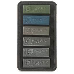 Derwent XL Graphite Block - Set of 6 (set contents)