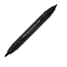 Prismacolor Premier Dual-Ended Brush Tip Marker - Black
