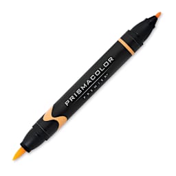 Prismacolor Premier Dual-Ended Brush Tip Marker - Deco Orange