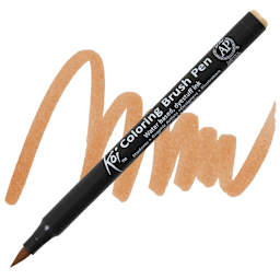 Testors Enamel Paint Marker - Woody Brown marker and swatch