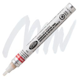 Testors Enamel Paint Marker - Gloss White marker and swatch