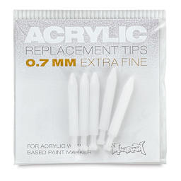 Montana Acrylic Marker Replacement Nib - 0.7 mm Tip, Pkg of 5 (in packaging)