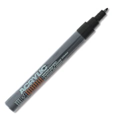 Montana Acrylic Marker - 0.7 mm Tip, Shock Black
