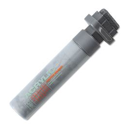 Montana Acrylic Marker - 30 mm Tip, Outline Silver (Metallic)