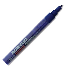 Montana Acrylic Marker - 0.7 mm Tip, Shock Blue Dark