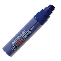 Montana Acrylic Marker - 15 mm Tip, Shock Blue Dark