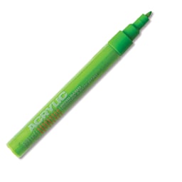 Montana Acrylic Marker - 0.7 mm Tip, Shock Green Light