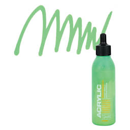 Montana Acrylic Marker Refill - 25 ml, Acid Green, Refill and swatch