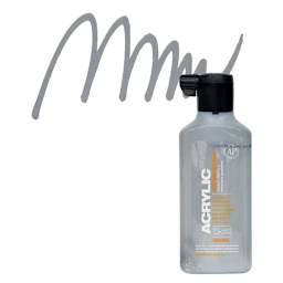 Montana Acrylic Marker Refill - 180 ml, Iron Curtain, Refill and swatch